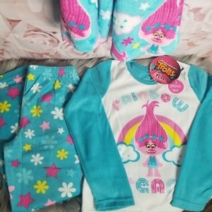 DreamWorks Trolls 3 Piece Pajama Set
